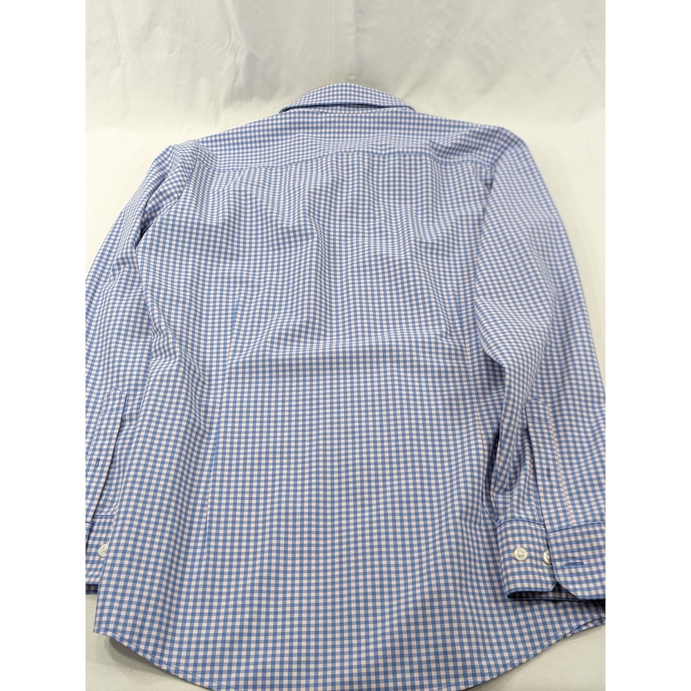Mizzen+Main‎ Performance Button Up Shirt Mens Medium Trim Fit Plaid Long Sleeve - Picture 9 of 9